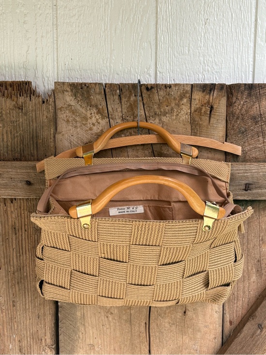 Bertini M. & G. Handbags - Vintage 70 s Woven HandBag Bertini M. & G.